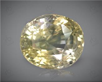 Yellow Sapphire Unheated & Untreated Natural Certified 6.19 carats -2288